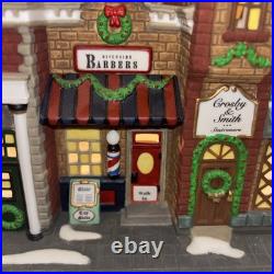 Dept 56 Christmas In The City Village Riverside Row Shops Nib