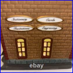 Dept 56 Christmas In The City Village Riverside Row Shops Nib