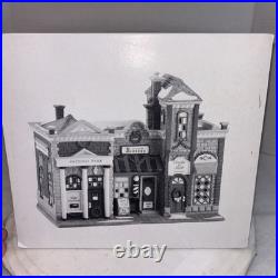Dept 56 Christmas In The City Village Riverside Row Shops Nib