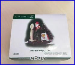 Dept 56 Christmas In The City Woolworths With The Guess Your Weight Figure Rare
