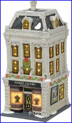 Dept 56 Christmas In The HARRY JACOBS JEWELERS 6005382 DEALER STOCK-NEW IN BOX