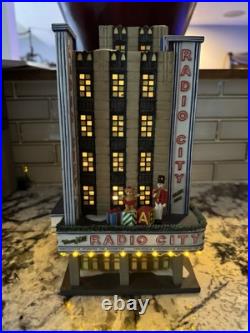 Dept 56 Christmas In The city Radio City Music Hall & 2 Sets Of Rockettes