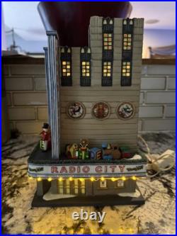 Dept 56 Christmas In The city Radio City Music Hall & 2 Sets Of Rockettes