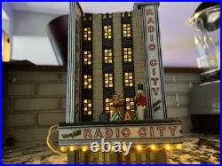 Dept 56 Christmas In The city Radio City Music Hall & 2 Sets Of Rockettes