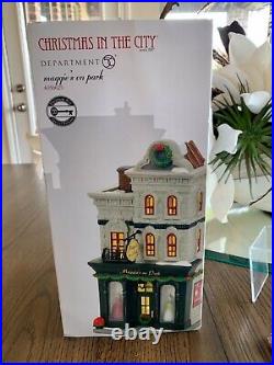Dept 56 Christmas In the City Maggie On Park Retired! New