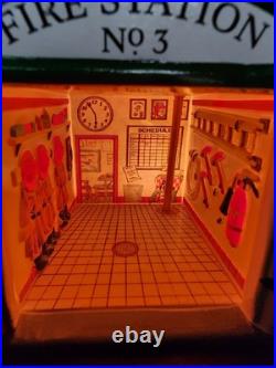 Dept. 56 Christmas Snow Village Fire Station #3 #54942