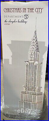 Dept 56 Christmas in The City Chrysler Building Village Figurine New Sealed Box