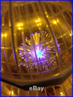 Dept 56 Christmas in The City Crystal Gardens Conservatory Fiber Optics New
