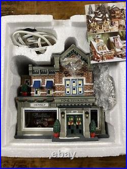 Dept 56 Christmas in The City Hensly Cadillac & Buick COMPLETE Light Works