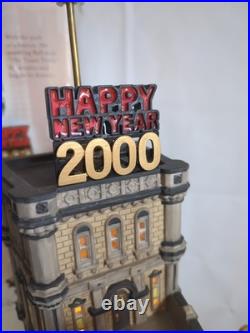 Dept 56 Christmas in The City The Times Tower 2000 55510 Complete Working