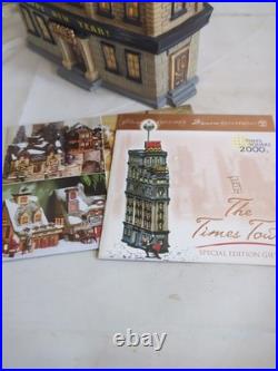 Dept 56 Christmas in The City The Times Tower 2000 55510 Complete Working