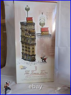 Dept 56 Christmas in The City The Times Tower 2000 55510 Complete Working