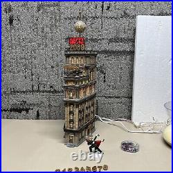 Dept 56 Christmas in the City 18 The Times Tower Special Edition Tested & Works