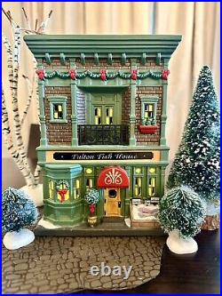 Dept. 56 Christmas in the City 2013 FULTON FISH HOUSE 4030345