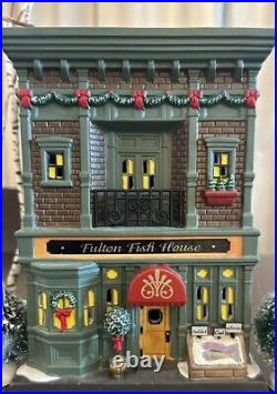 Dept. 56 Christmas in the City 2013 FULTON FISH HOUSE 4030345