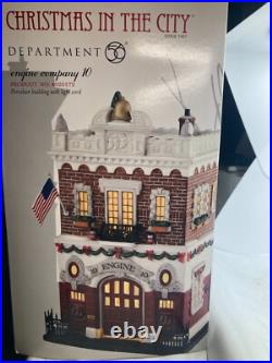 Dept 56 Christmas in the City #4020172 Engine Company 10 NIB with light Dept 56 Christmas in the City #4020172 Engine Company 10 NIB with light