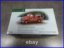 Dept 56 Christmas in the City 42nd Street Fire Company and Fire Truck ES56