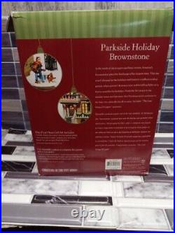 Dept. 56 Christmas in the City #58937 PARKSIDE HOLIDAY BROWNSTONE in Box