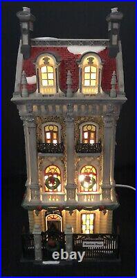 Dept. 56 Christmas in the City #59211 HARRISON HOUSE Original Box & Light Cord