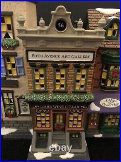 Dept. 56 Christmas in the City #59212 5TH AVENUE SHOPPES Original Box Never Used