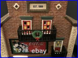 Dept. 56 Christmas in the City #59221 COCA-COLA SODA FOUNTAIN Original Box Mint