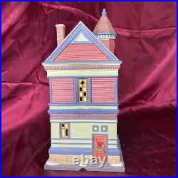 Dept 56 Christmas in the City, 755 Pacific Heights 4036494 SIGNED BY TOM BATES