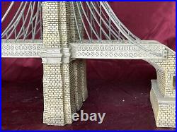 Dept 56 Christmas in the City, Brooklyn Bridge #56.59247 FREE SHIPPING
