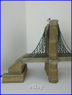 Dept 56 Christmas in the City Brooklyn Bridge #59247 Never Displayed