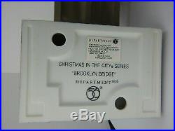 Dept 56 Christmas in the City Brooklyn Bridge #59247 Never Displayed