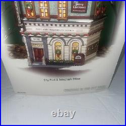 Dept 56 Christmas in the City CIC City Post & Telegraph Office #59255 NIB