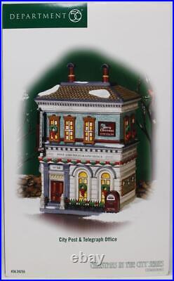 Dept 56 Christmas in the City CIC City Post & Telegraph Office #59255 NRFB