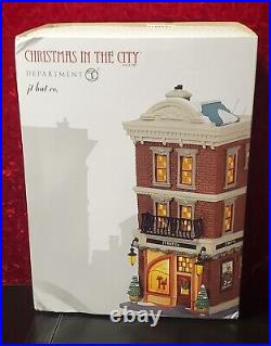Dept 56 Christmas in the City CIC JT Hat Co 6005381 Haberdashery New York