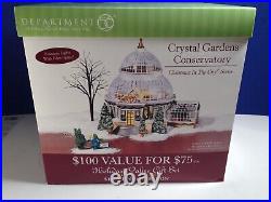 Dept 56 Christmas in the City CRYSTAL GARDENS CONSERVATORY 56.59219 with box