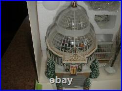 Dept. 56 Christmas in the City CRYSTAL GARDENS CONSERVATORY #59219 Set of 4