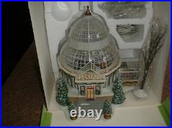 Dept. 56 Christmas in the City CRYSTAL GARDENS CONSERVATORY #59219 Set of 4