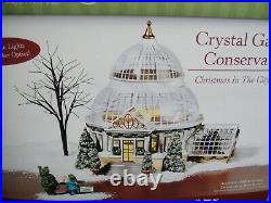 Dept. 56 Christmas in the City CRYSTAL GARDENS CONSERVATORY #59219 Set of 4