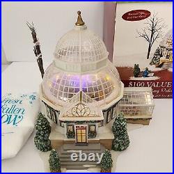 Dept 56 Christmas in the City CRYSTAL GARDENS CONSERVATORY Only with Box