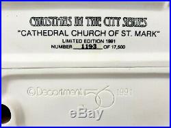 Dept 56 Christmas in the City Cathedral Church of St Mark 55492 Edt #1193/17,500