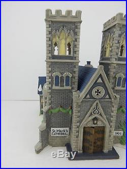 Dept 56 Christmas in the City Cathedral Church of St Mark 55492 Edt #1195/17,500