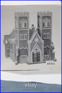 Dept 56 Christmas in the City Cathedral Church of St Mark 55492 RARE with error