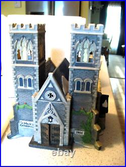 Dept 56 Christmas in the City Cathedral Church of St. Marks Limited Edition 1991