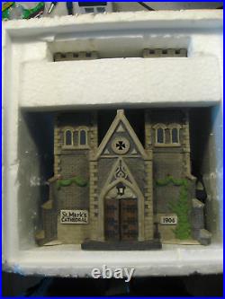 Dept 56 Christmas in the City Cathedral Church of St. Marks Limited Edition 1991