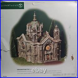 Dept 56 Christmas in the City Cathedral of St Paul #58930 Lighted Open Box