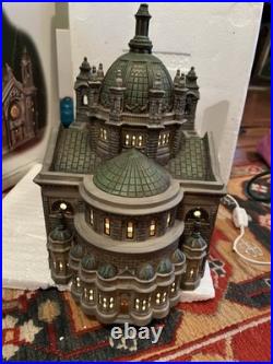 Dept 56 Christmas in the City Cathedral of St Saint Paul #58930 As Is