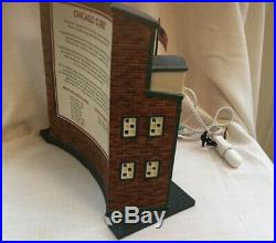 Dept 56 Christmas in the City Chicago Cubs WRIGLEY FIELD 58933 Signed By Artist