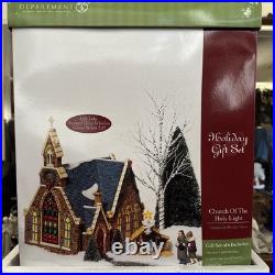 Dept 56 Christmas in the City'Church of the Holy Light' New NIB Retired Complet