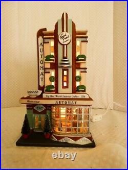 Dept. 56 Christmas in the City Clark Street Automat #58954 -Perfect! -Retired