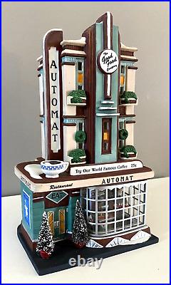 Dept. 56 Christmas in the City Clark Street Automat #58954 RETIRED Village