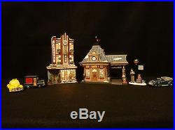 Dept 56 Christmas in the City Clark Street Automat, Royal Oil Company, +1
