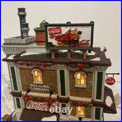 Dept 56 Christmas in the City Coca Cola Bottling Company 59258 RARE READ DESC Dept 56 Christmas in the City Coca Cola Bottling Company 59258 RARE READ DESC